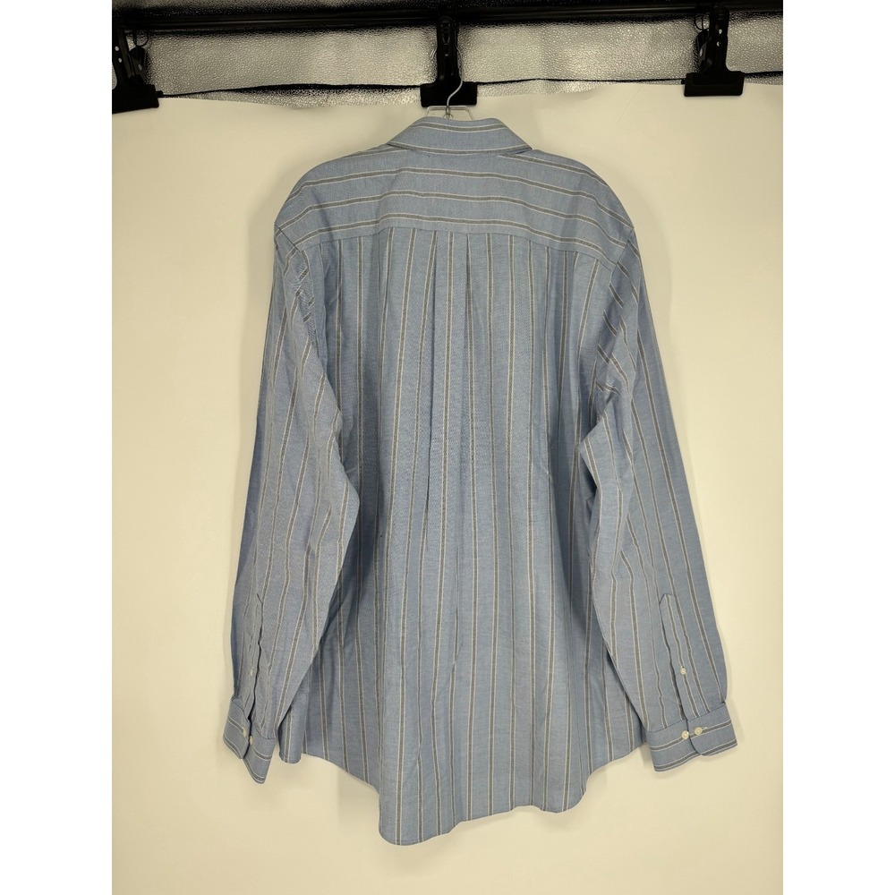 Brooks Brothers Original Polo Shirt XL Tall XLT Striped Long Sleeve Button Down - Picture 2 of 8
